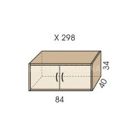Nástavec na skříň JIM 5 X 298