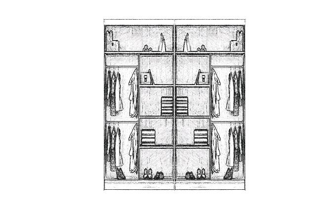 Šatní skříň RIO 200