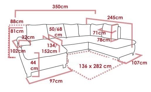 Sedací souprava TENERIFE do U