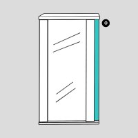 Závěsná skříňka REA AMY 24