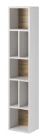Regál TOLEDO Bílá/ Dub San Remo