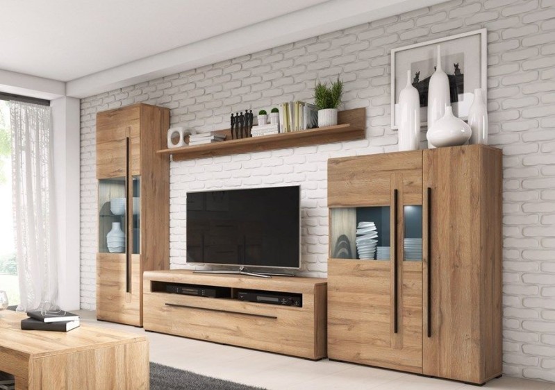 Vitrína III TULSA Dub Grandson