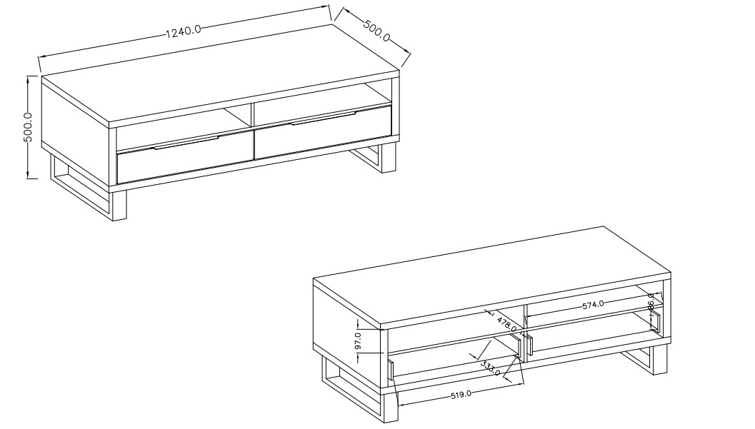 Obývací sestava HALLE II Dub Wotan