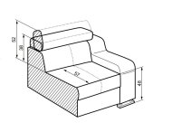 Kožená pohovka OSCAR 3