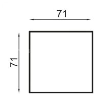 Kožený taburet KADIZ