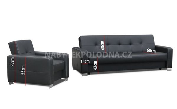 Kožené křeslo LEON