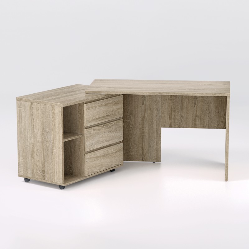 Psací stůl REA ROY s otočným kontejnerem