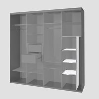 Šatní skříň REA TULSA 120/200