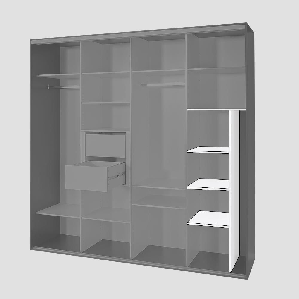 Šatní skříň REA TULSA 240/200