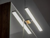 Koupelnová skříňka KAPRI 843 - závěsná zrcadlo 80