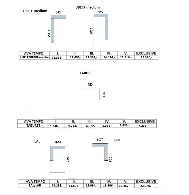 Sedací souprava AVA TEMPO PROGRAM