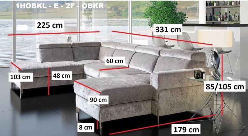 Sedací souprava ULISE do U