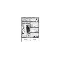 Šatní skříň LUISS 150