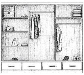 Šatní skříň LUISS 250