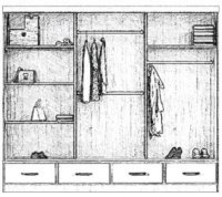 Šatní skříň LUISS 250