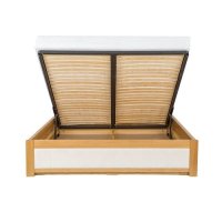 Manželská postel z masivu LK214 dub