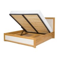 Manželská postel z masivu LK214 dub