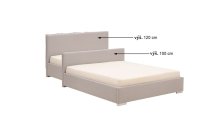 Manželská postel MINI-MAX 2100