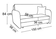 Rozkládací pohovka OZZI III