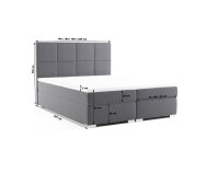 Manželská postel BOXSPRING ALICE