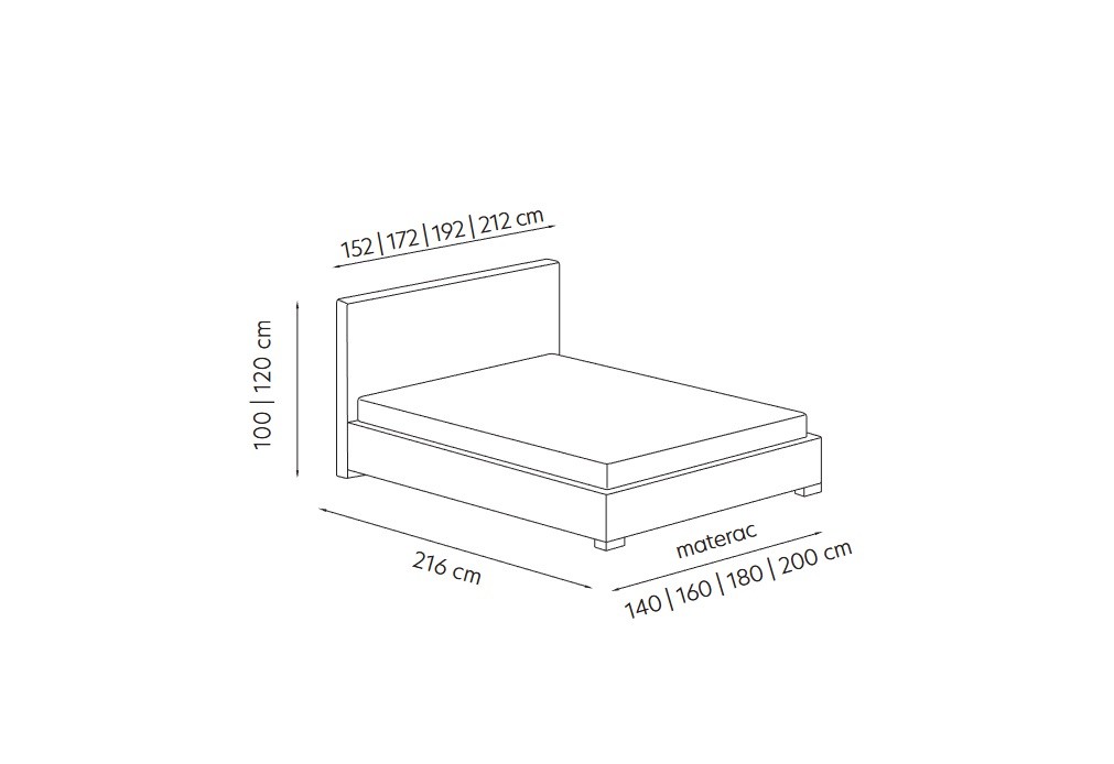 Manželská postel MINI-MAX 3000