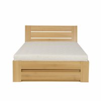 Manželská postel z masivu LK192 BOX buk