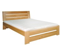 Manželská postel z masivu LK192 buk