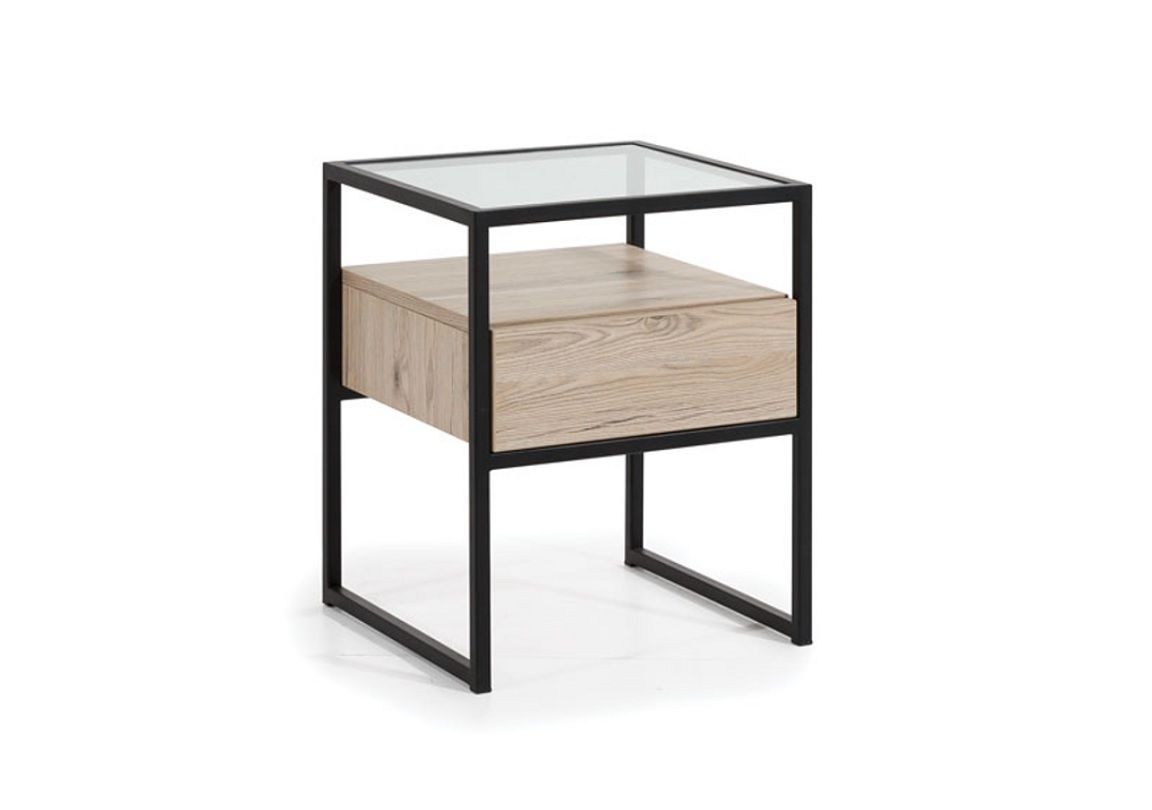 Noční stolek GLAS LOOFT GLST