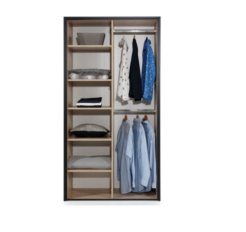 Šatní skříň GLAS LOOFT GLSZ 2D