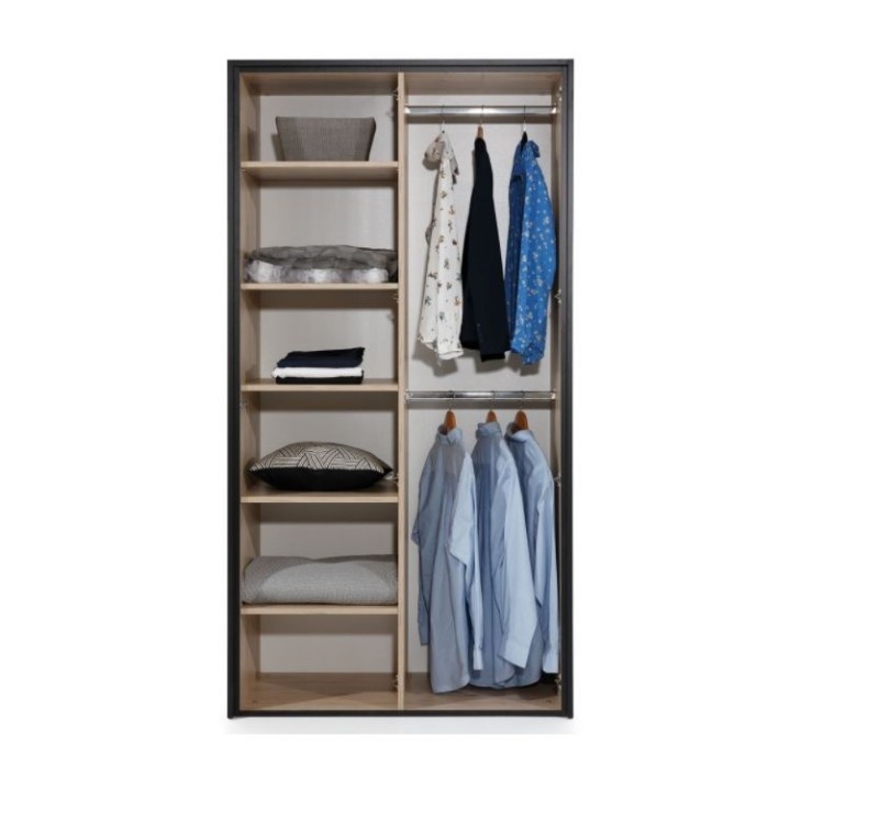 Šatní skříň GLAS LOOFT GLSZ 2D