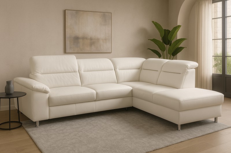 Kožená sedací souprava SCANDY