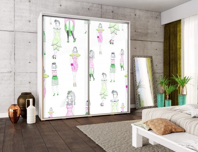 Šatní skříň PEM 205 Fashion girls