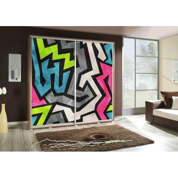 Šatní skříň PEM 205 Graffiti