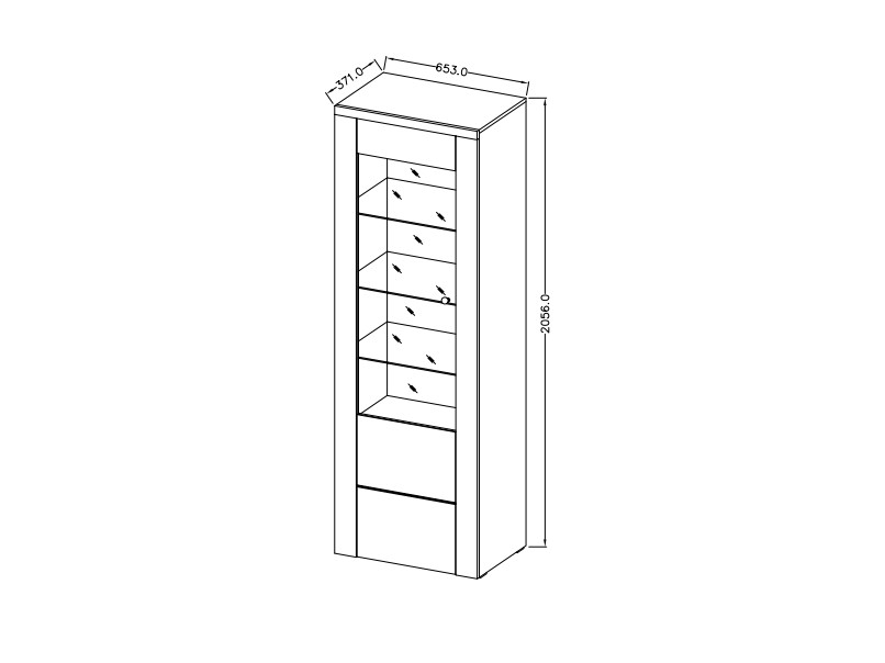 Obývací sestava LARONA Dub Riviera světlý