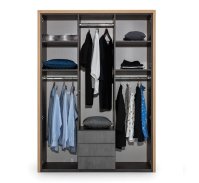 Šatní skříň MODERNA 3D