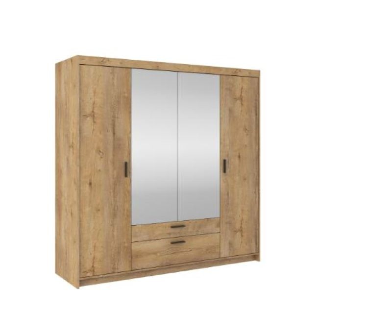 Šatní skříň ELENNA 4D se zrcadlem