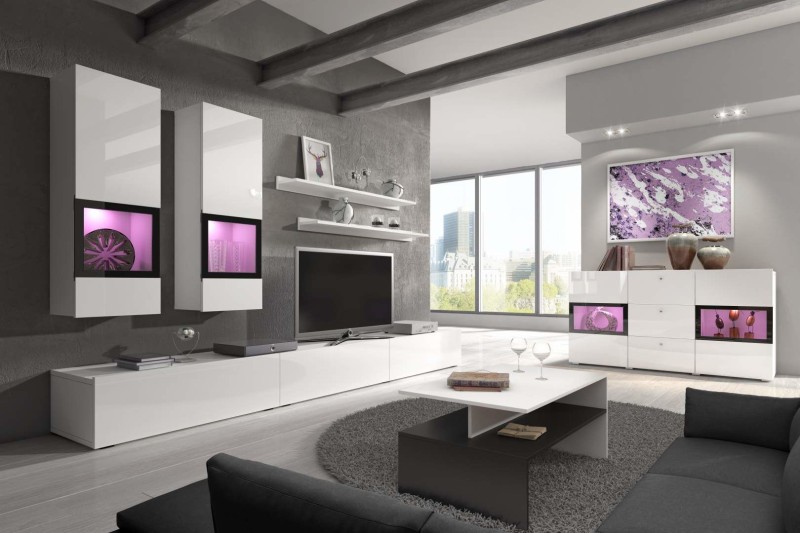 Konferenční stolek BAROS Bílá