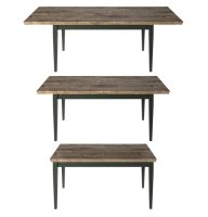 EVORA jídelní sestava Dub Lefkas - zelená