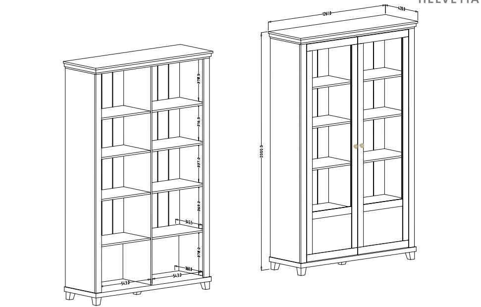 EVORA jídelní sestava Dub Lefkas - zelená