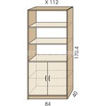 Kombinovaná skříň JIM 5 X 112