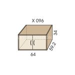 Nástavec na skříň JIM 5 X 096