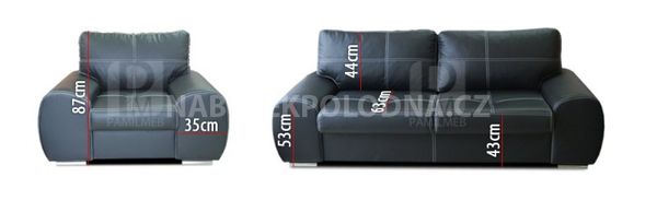 Kožené křeslo TOFI