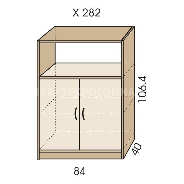 Kombinovaná skříňka JIM 5 X 282