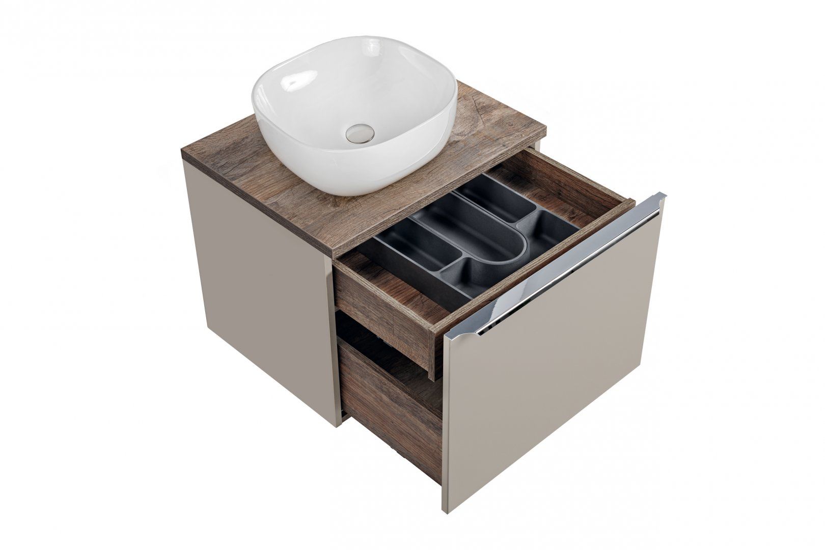 Koupelnová skříňka SANTA FEE ŠEDÁ  82-60 - pod umyvadlo 60