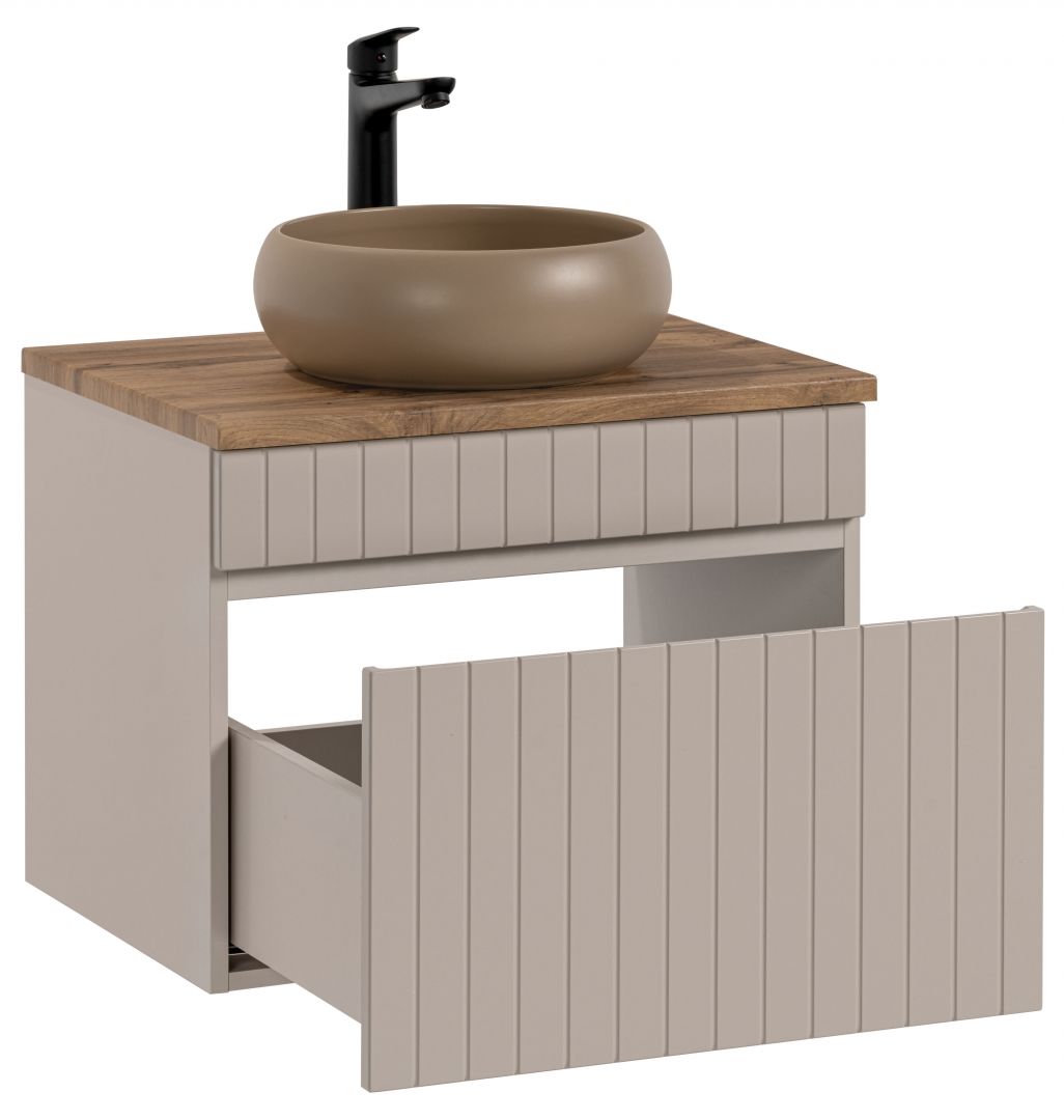 Koupelnová skříňka IKONIC KAŠMÍR 82-60 - pod umyvadlo 60 + Poličky 81-01