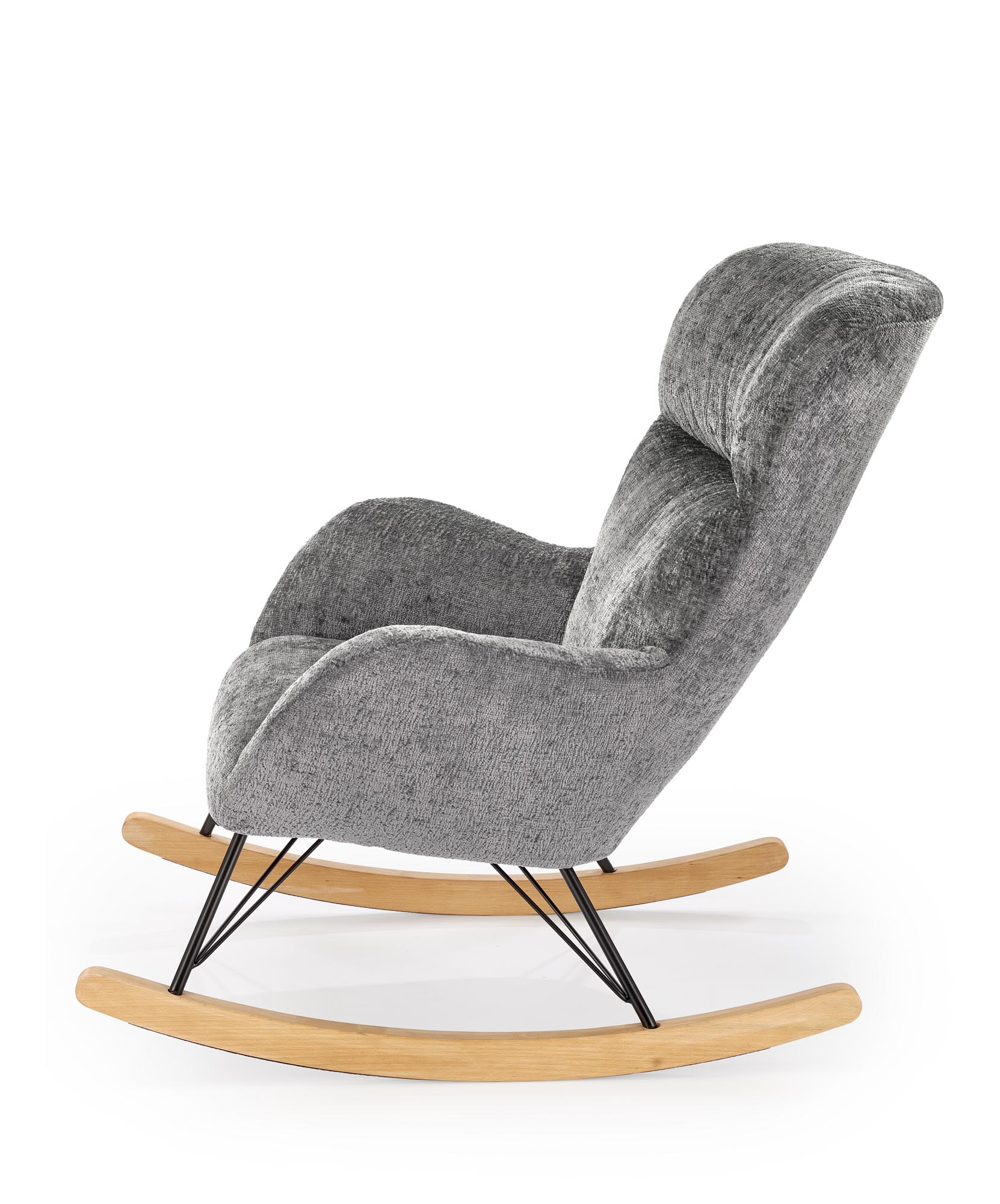 Houpací křeslo CASTRO šedá