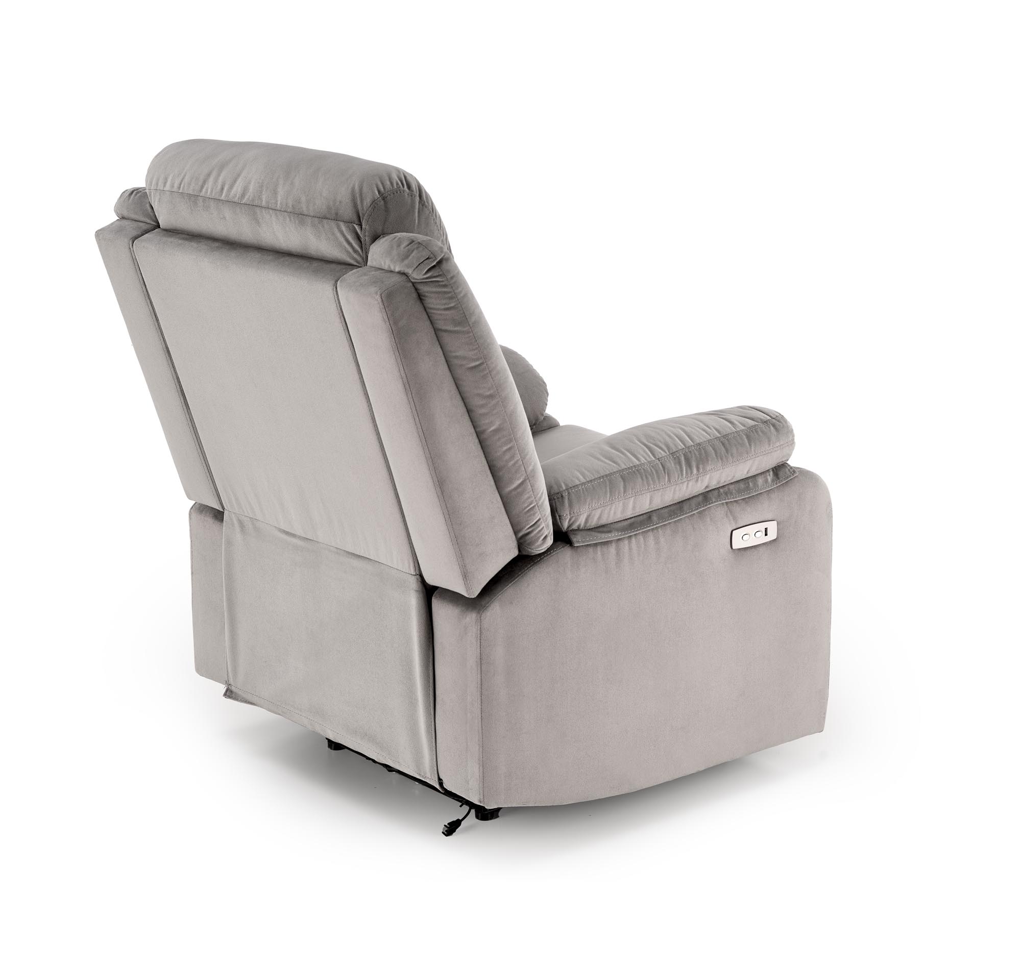 Relaxační křeslo LORIS šedá