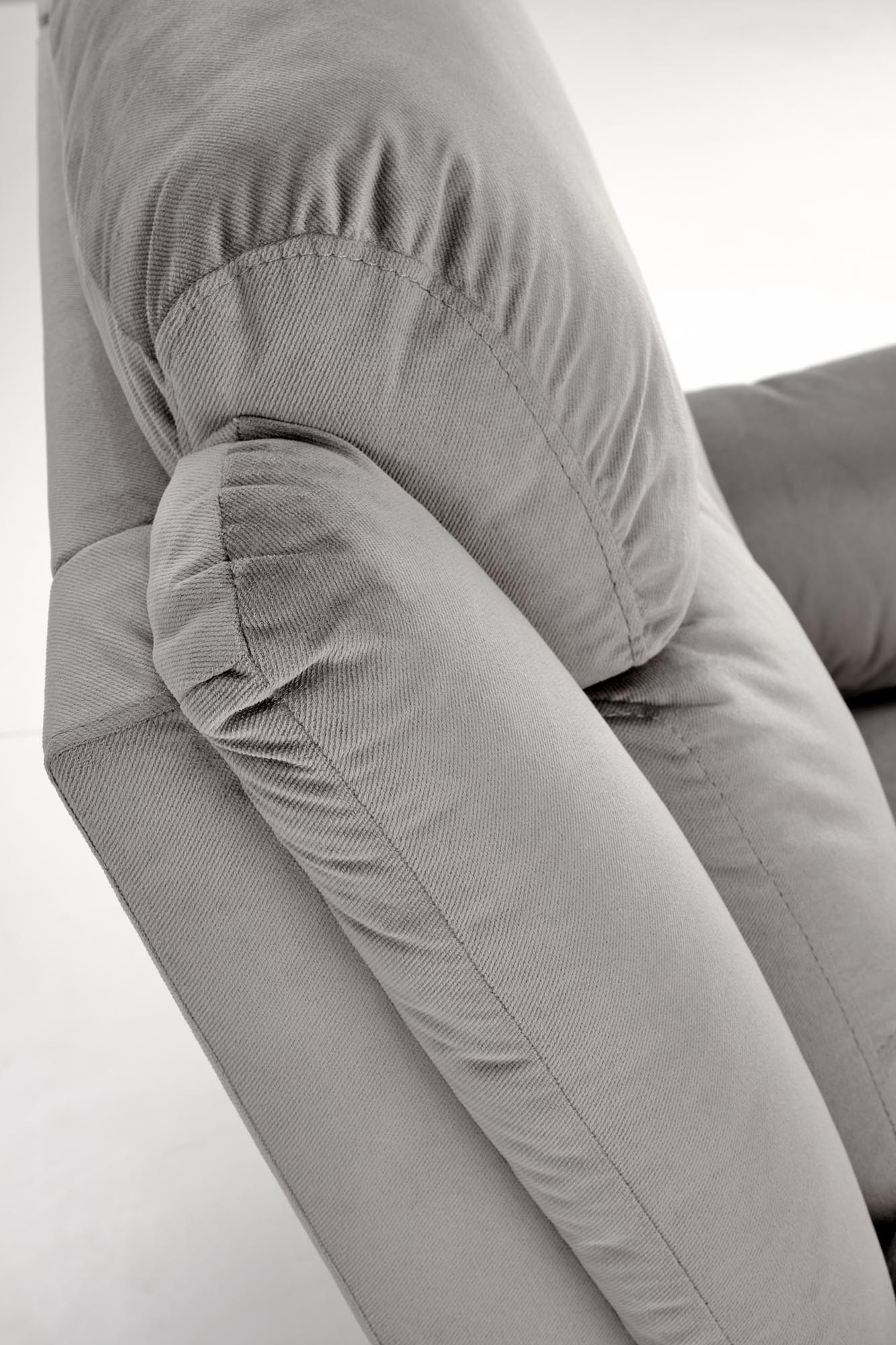 Relaxační křeslo LORIS šedá