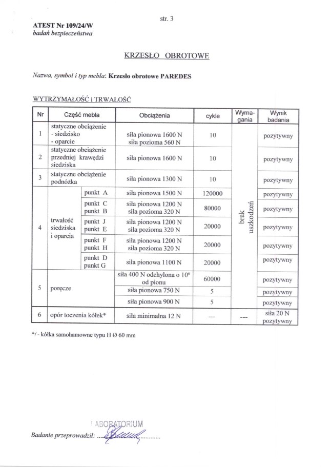 Kancelářské křeslo PAREDES
