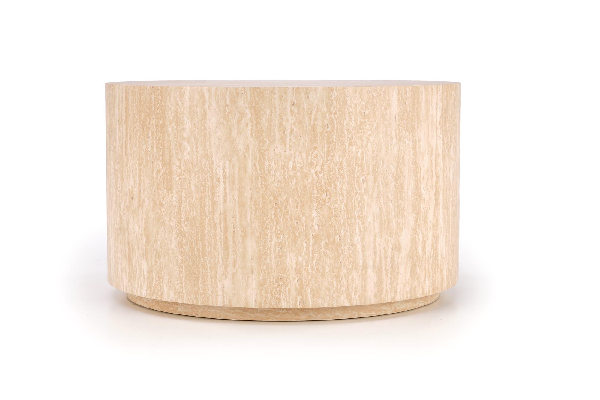 Konferenční stolek TRAVERTINO kulatý